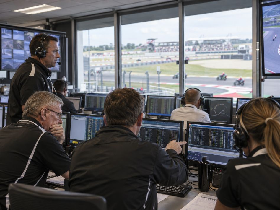 professional racing control room